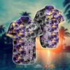 Minnesota Vikings Twilight Palm Breeze Hawaiian Shirt