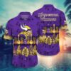 Minnesota Vikings Ukulele and Pineapple NFL Football Team Hawaiian Shirt