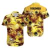 Minnesota Vikings Yellow Sea NFL Football Team Hawaiian Shirt