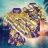 Minnesota Vikings Yellow US Flag NFL Football Team Hawaiian Shirt