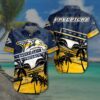 Nashville Predators Beach Sunset Hawaiian Shirt