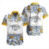 Nashville Predators Tropical Floral Hawaiian Shirt