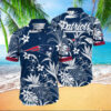 New England Patriots Aloha Navy Color Hawaiian Shirt