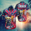 New England Patriots Baby Yoda Aloha Hawaiian Shirt
