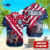 New England Patriots Coastal Escape Personalized Hawaiian Shirt