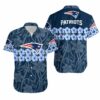 New England Patriots Flower And Hawaiian Shirt