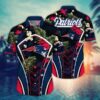 New England Patriots Greenery NFL Football Team Hawaiian Shirt