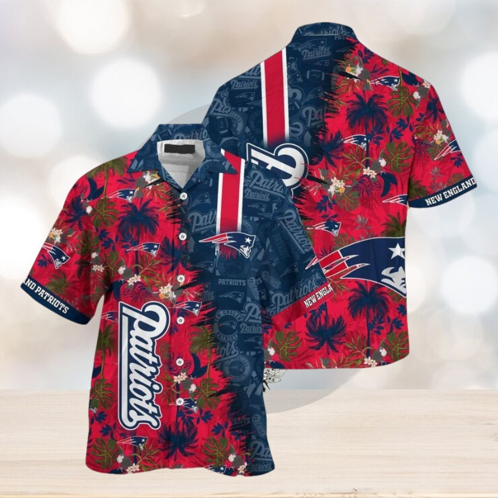 New England Patriots NFL Summer Hawaiian Shirt New England Patriots NFL Summer Hawaiian Shirt