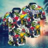 New England Patriots Rainforest NFL Football Team Hawaiian Shirt
