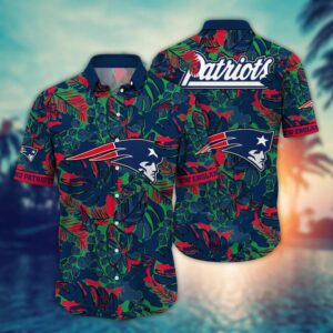 New England Patriots Summer Forest NFL Football Team Hawaiian Shirt