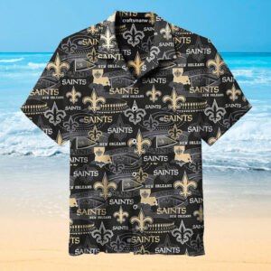New Orleans Saints 3d Aloha Hawaiian Shirt V2
