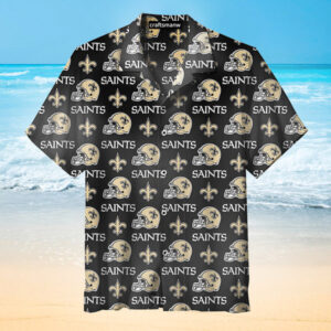 New Orleans Saints Helmet Unisex Hawaiian Shirt