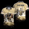 New Orleans Saints Lighthouse Storm Hawaiian Shirt