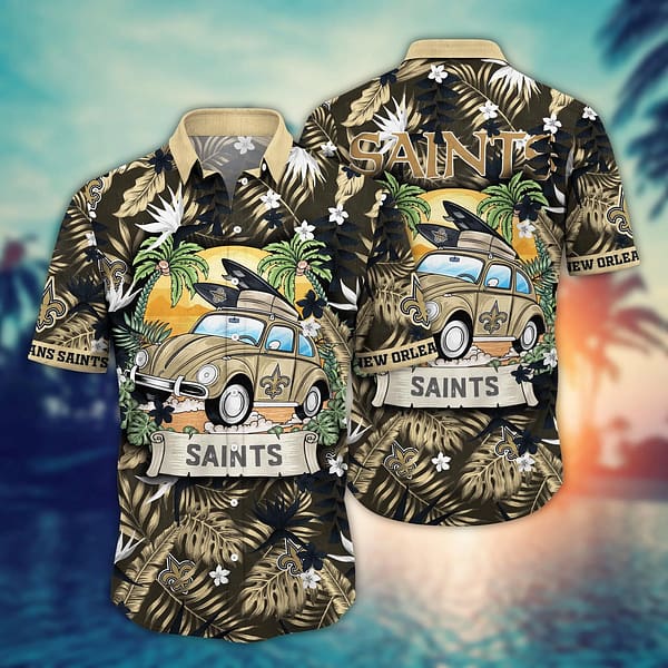 New Orleans Saints Road Trip NFL Football Team Hawaiian Shirt New Orleans Saints Road Trip NFL Football Team Hawaiian Shirt