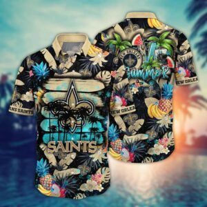 New Orleans Saints Summer NFL Football Team Hawaiian Shirt