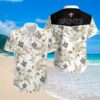 New Orleans Saints Tropical Fleur Hawaiian Shirt