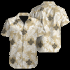 New Orleans Saints Tropical Leaf Hawaiian Shirt