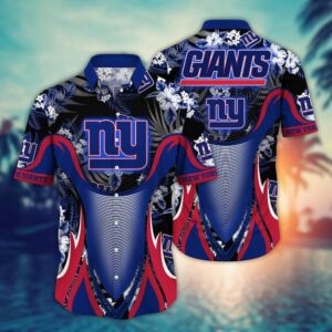 New York Giants Basic V2 NFL Football Team Hawaiian Shirt