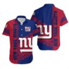 New York Giants Bold Streak Hawaiian Shirt