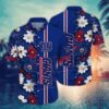 New York Giants Colorful Flowers NFL Football Team Hawaiian Shirt