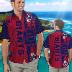 New York Giants King Of Football NFL Football Team Hawaiian Shirt