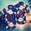 New York Giants Luxe Bloom Hawaiian Shirt
