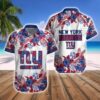 New York Giants Patriotic Blossom Hawaiian Shirt