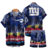 New York Giants Sunset Vibes Hawaiian Shirt