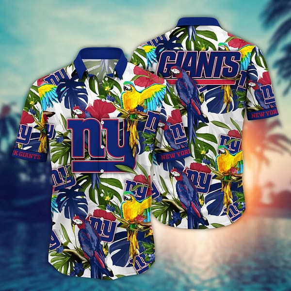 New York Giants Tropical Fruits NFL Football Team Hawaiian Shirt New York Giants Tropical Fruits NFL Football Team Hawaiian Shirt