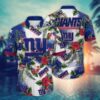 New York Giants Tropical Nature NFL Football Team Hawaiian Shirt