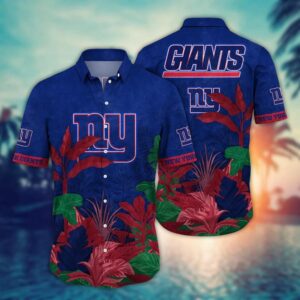 New York Giants Under The Sea NFL Football Team Hawaiian Shirt