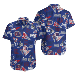New York Giants Vintage Spirit Hawaiian Shirt