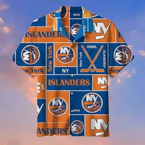 New York Islanders All-Over Print Hawaiian Shirt