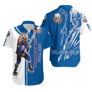 New York Islanders Fearless Warrior Hawaiian Shirt