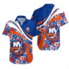 New York Islanders Floral Breeze Hawaiian Shirt
