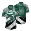 New York Jets Bold Brush Hawaiian Shirt