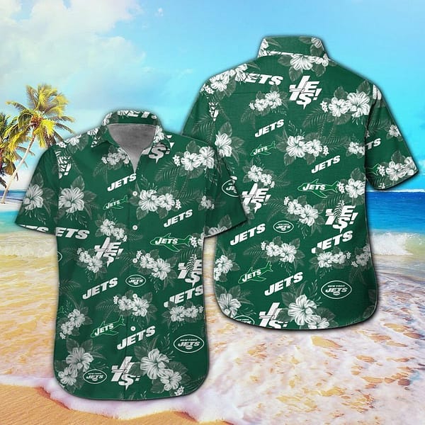 New York Jets Dog Days NFL Football Team Hawaiian Shirt New York Jets Dog Days NFL Football Team Hawaiian Shirt