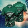 New York Jets Flora NFL Football Team Hawaiian Shirt