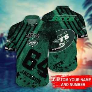 New York Jets Personalized Pride Hawaiian Shirt