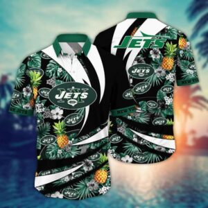 New York Jets Pineapple NFL Football Team Hawaiian Shirt