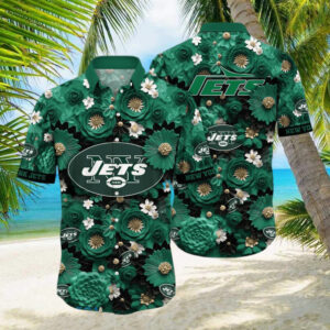 New York Jets Special Floral Summer 3D Hawaiian Shirt