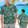 New York Jets Square Pattern NFL Football Team Hawaiian Shirt