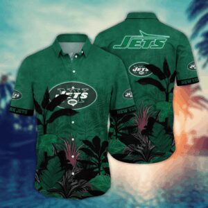New York Jets Summer Forest NFL Football Team Hawaiian Shirt