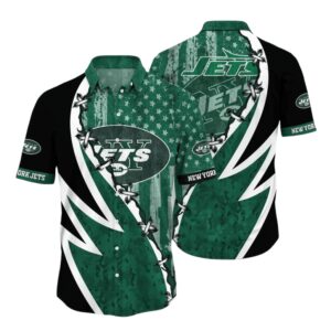 New York Jets Victory Surge Hawaiian Shirt