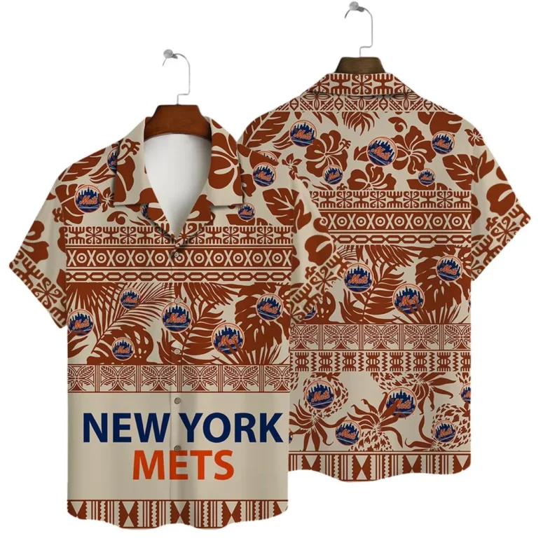 New York Mets Coastal Retreat Hawaiian Shirt New York Mets Coastal Retreat Hawaiian Shirt