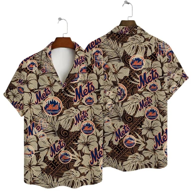 New York Mets Island Escape Hawaiian Shirt New York Mets Island Escape Hawaiian Shirt