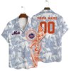 New York Mets Tropical Game Day Hawaiian Shirt