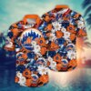 New York Mets&nbsp;Baseball and Blooms&nbsp;Hawaiian Shirt
