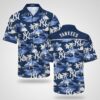 New York Yankees Island Camo Hawaiian Shirt