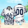 New York Yankees Personalized Name Number Island Classic Hawaiian Shirt